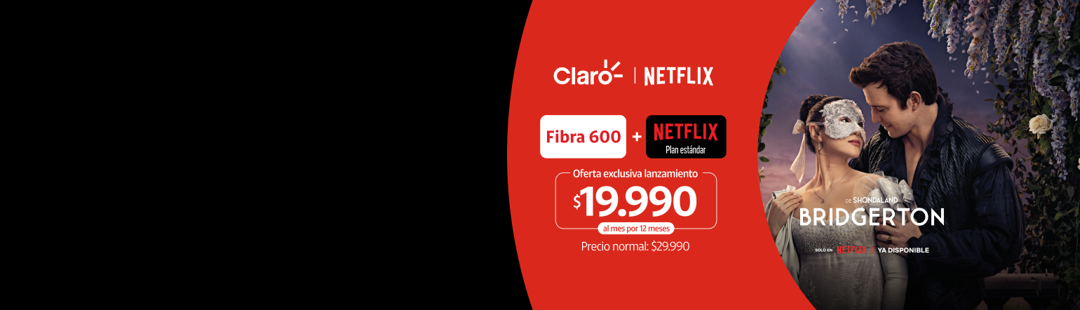 Doble Pack La fibra más grande del país incluye Netflix