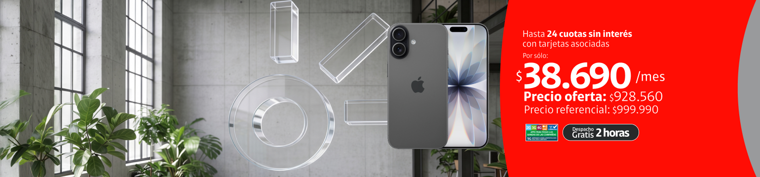 iPhone 17 5G 256GB en 24 cuotas de $38.690