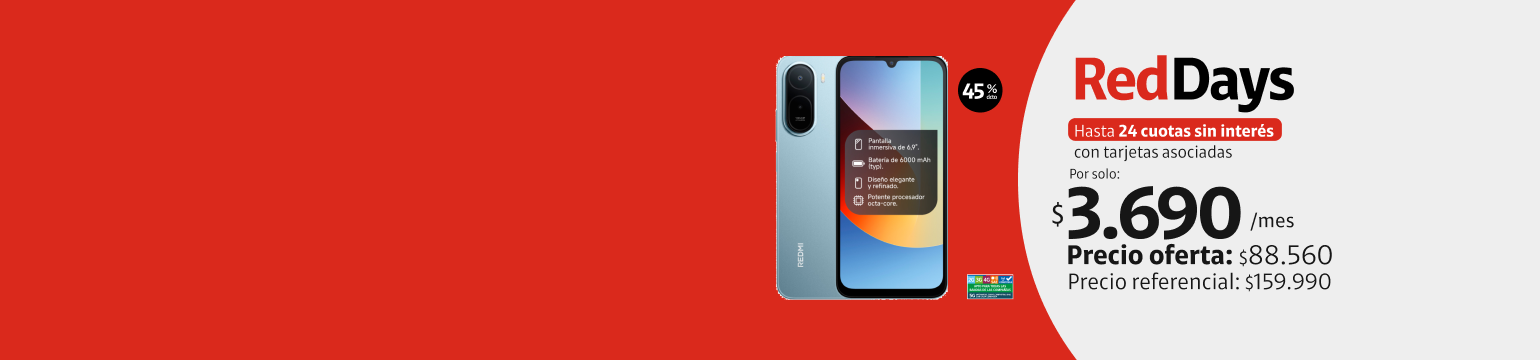 Xiaomi Redmi A7 Pro 4G 128GB Llévalo en hasta 24 cuotas de $3.690