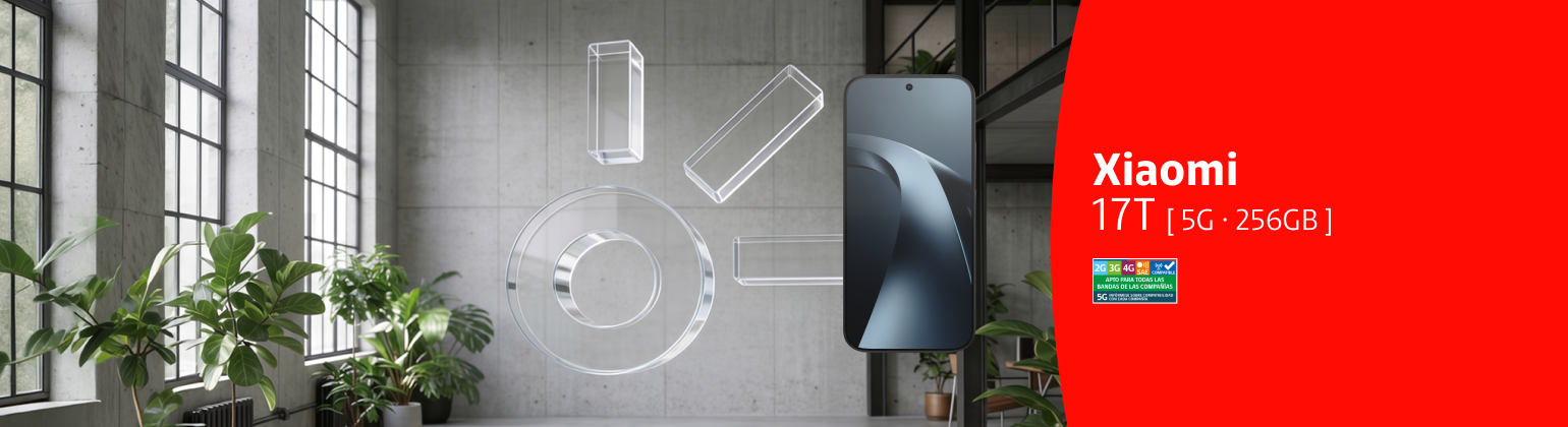 Xiaomi 17T 5G 256GB en 24 cuotas de $20.790