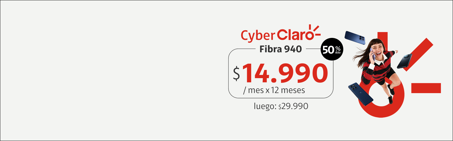 Fibra 940 a 14.990 por 6 meses